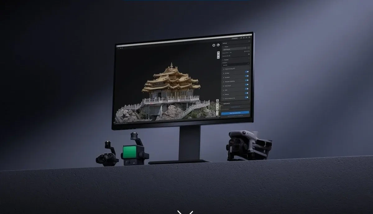 DJI Terra pentru procesarea datelor LiDAR