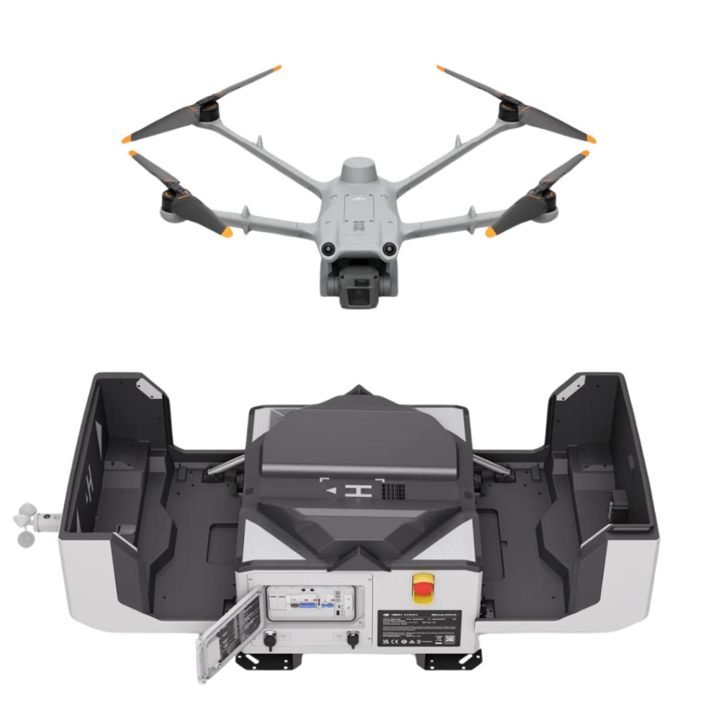 DJI Dock 2 cu drona DJI Matrice 3D